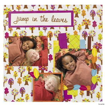 Jump in the Leaves Finished Page