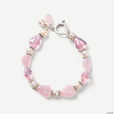 Glossy Pink Glass Bracelet Project