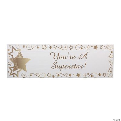 Personalized Gold Star Banner —&nbsp;Medium