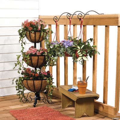 Pretty Deck Plant Holders