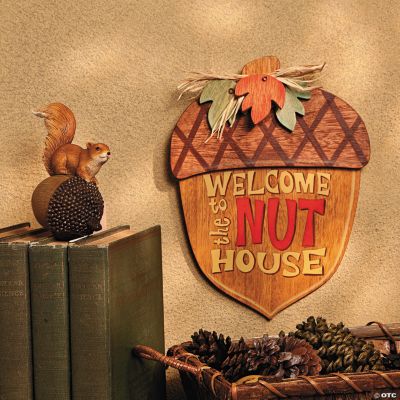 Squirrel with Nut Sign