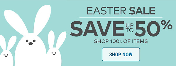 Easter Sale - Save up to 50%