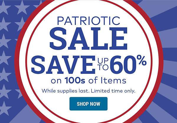 Patriotic Sale - Save up to 60%