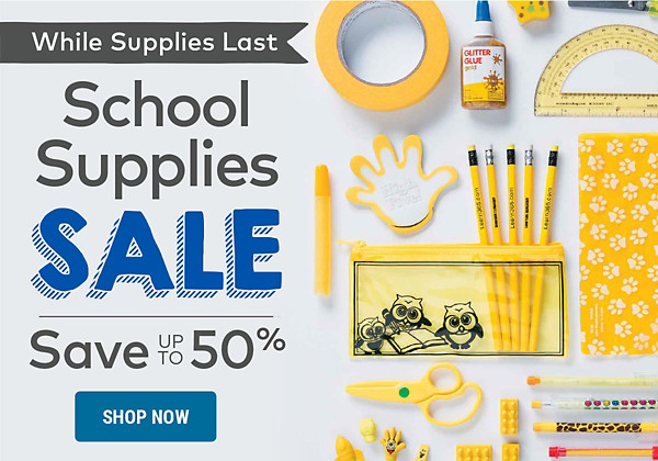 School Supplies Sale