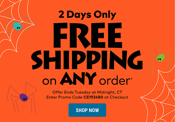 Free Shipping on ANY Order*