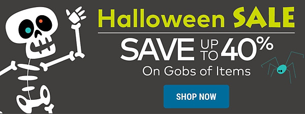 Halloween Sale - Save up to 40%