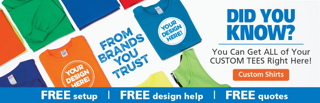 DID YOU KNOW? You Can Get ALL of Your CUSTOM TEES Right Here! | FREE setup | FREE design help |FREE quotes