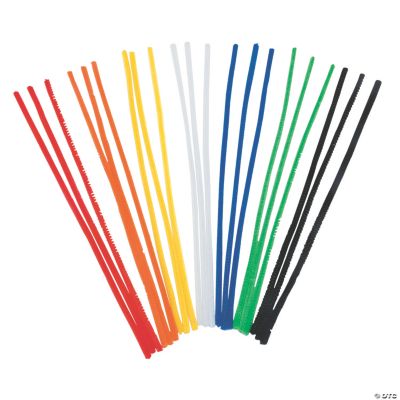 150 PC 4 Bulk Rainbow Notched Craft Sticks