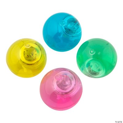 Flashing Bouncy Ball Assortment - Toys - 12 Pieces