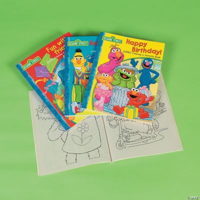 SESAME STREET® Jumbo Coloring & Activity Book Sets - Discontinued