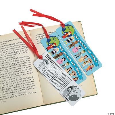 Multicultural Bookmarks with Activities | Oriental Trading
