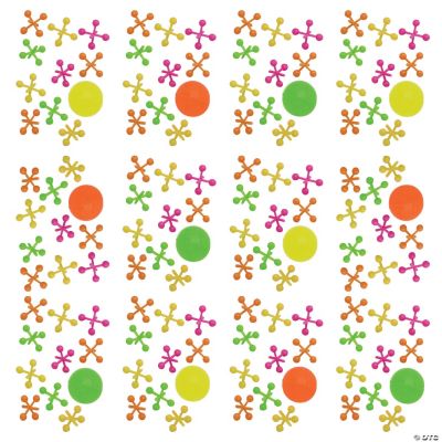 Neon Ball & Jacks Games 12 Pc. Oriental Trading