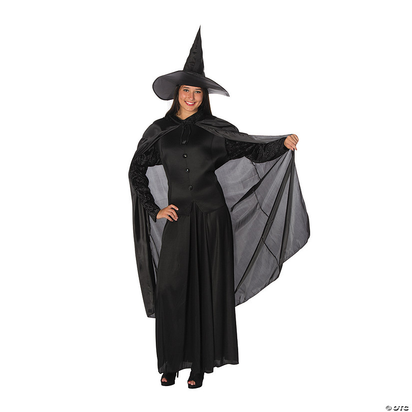 Plus Size Womens Gothic Witch Costume - Sexy Costumes 