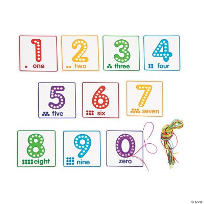 Number Lacing Cards Discontinued
