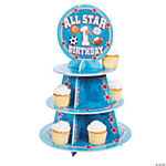 1st Birthday “All Star” Cupcake Stand