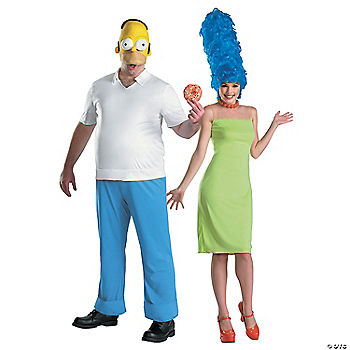 Homer & Marge Simpson Couples Costumes