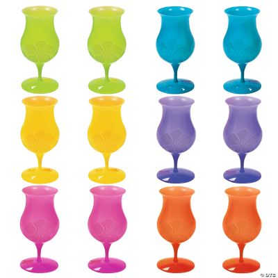 Tropical Plastic Hurricane Glasses Oriental Trading