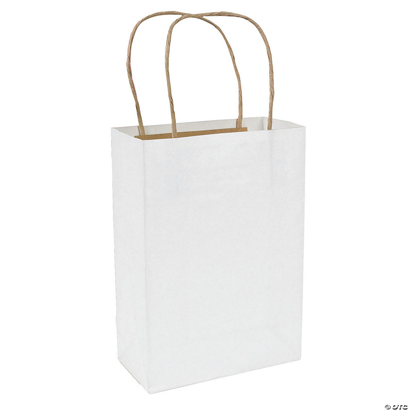 Medium Kraft Paper Bags 12 Pc Oriental Trading - Diy Kraft Paper Bags