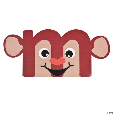 “M Is For Monkey” Lowercase Letter M Craft Kit - Discontinued