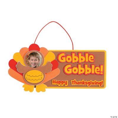 “Gobble Gobble!” Turkey Picture Frame Craft Kit Discontinued