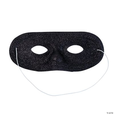 Black Glitter Masks Oriental Trading