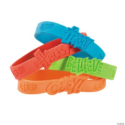 Fantastic Faith Rubber Bracelets Oriental Trading