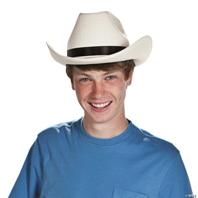 Adult'S White Cowboy Hat Apparel Accessories 1 Piece eBay