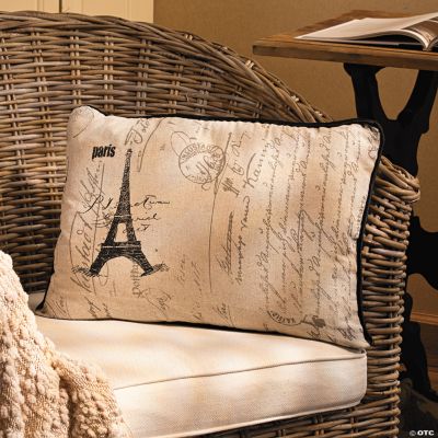 Eiffel Tower Throw Pillow - Discontinued