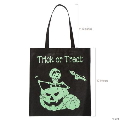 Large Glow-in-the-Dark Halloween Tote Bags - Apparel Accessories - 12 ...