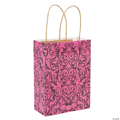 Hot Pink & Black Kraft Bags Discontinued