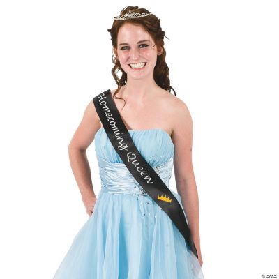 Black Queen” Sash Oriental Trading