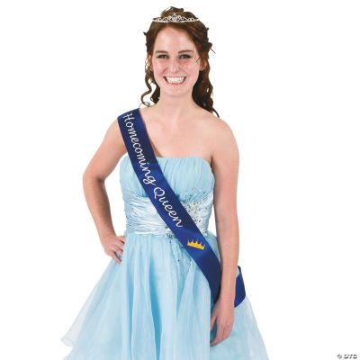 Blue Queen" Sash Apparel Accessories 1 Piece