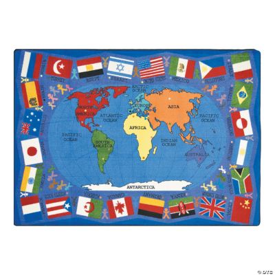 Joy Carpets Flags Of The World© Classroom Rug | Oriental Trading