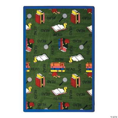 Joy Carpets Bookworm® Classroom Rug - 7 ft. 8