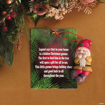Gnome On A Card Christmas Ornaments Discontinued