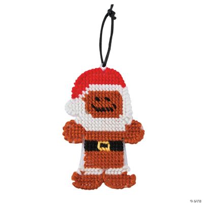 Santa Gingerbread Stitch Christmas Ornament Craft Kit Discontinued