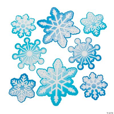 Snowflake Bulletin Board Cutouts - 48 Pc.