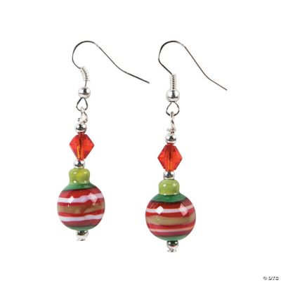 Christmas Ornament Lampwork Earring Craft Kit Discontinued