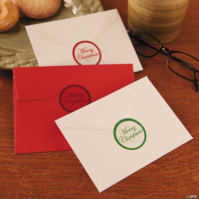 “Merry Christmas” Envelope Seals Discontinued