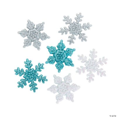 Glittery Snowflakes Shapes | Oriental Trading