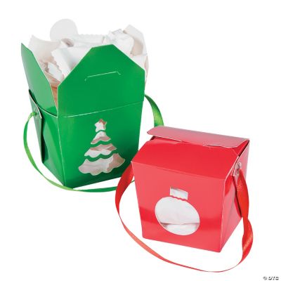 Christmas Takeout Boxes Oriental Trading