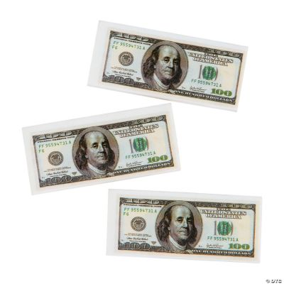 100 Bill Erasers 12 Pc. Stationery 12 Pieces eBay