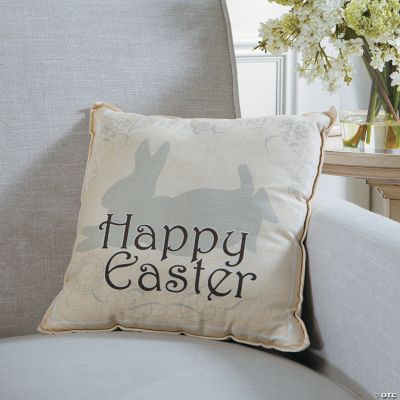 “Happy Easter” Bunny Throw Pillow Discontinued