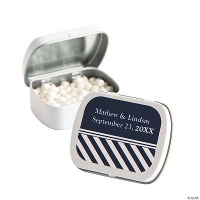 Personalized Nautical Mint Tins - 24 Pc.