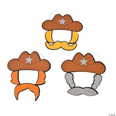 Cowboy Hat and Mustache Craft Kit - Discontinued