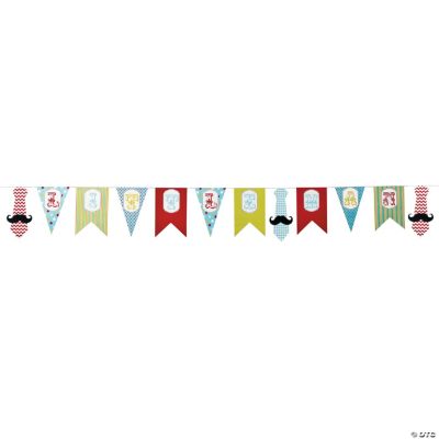 Stars and Stripes Pennant Banner 1ct - Litin's Party Value