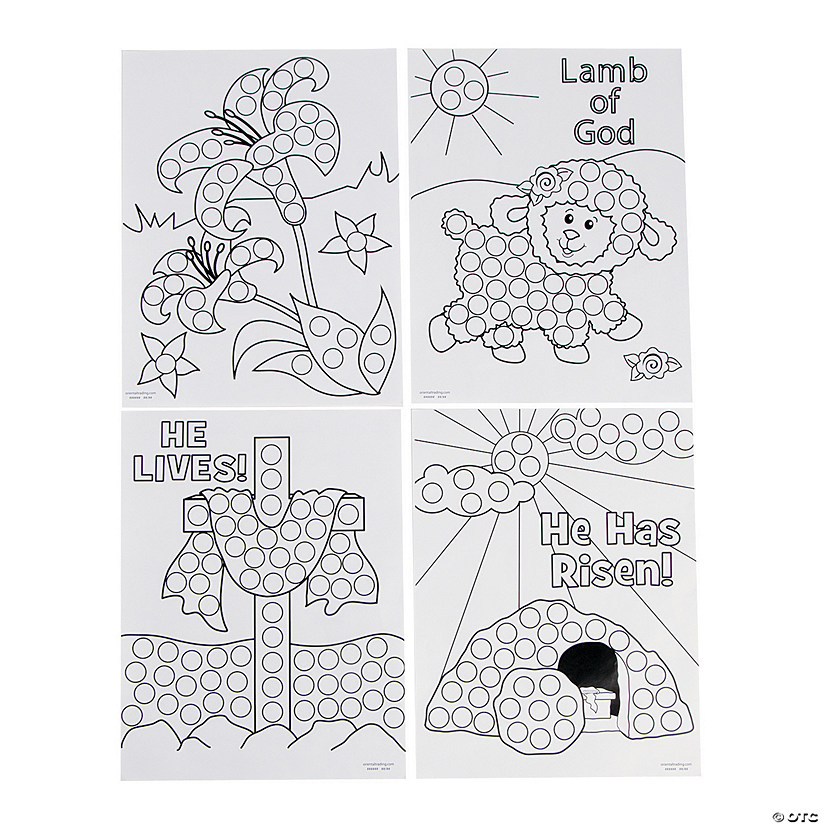 Religious Easter Dot Marker Sheets Discontinued
