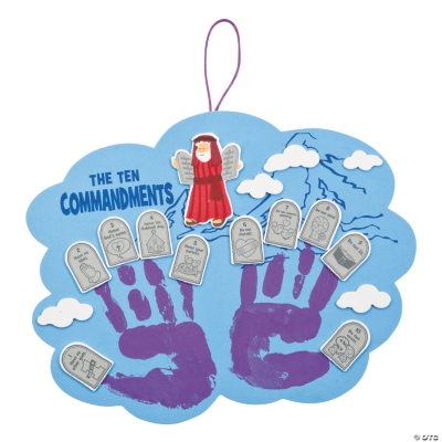 Ten Commandments Handprint Craft Kit