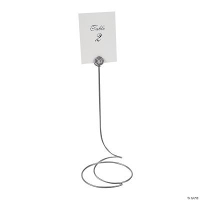 Tall Metal Spiral Place Card Holders Oriental Trading