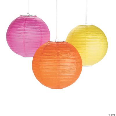 Pink, Orange \u0026 Yellow Hanging Paper 